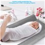 Coussin Imperméable pour Bébé, Paquet de 3 Protège-matelas de lit, Doublures de Housse de Table à Langer Réutilisables Lavables