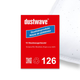 Lot de – 10 Sacs pour Aspirateur Moulinex – 1200 E Green Aspirateur traîneau – dustwave® Premium Qualité – Fabriqué en Allemagne