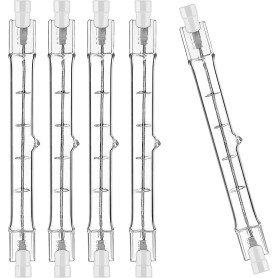 Osram Haloline 64695 Lot de 5 ampoules halogènes 120 W 230 V R7s 78 mm de longueur | autrefois 150 W | 2250 lm | 2950 K blanc ch