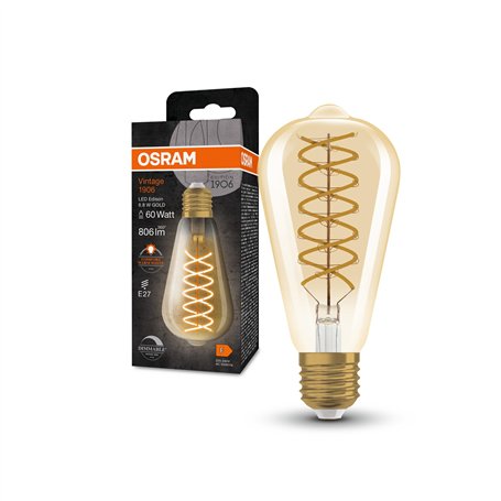 OSRAM Vintage 1906® Classic Edison FIL 60 LED lamp