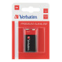 VERBATIM Pile bloc alcaline Premium 9 V I pile bloc 6LR61 I Pile alcaline I Pile 9V pour jouet lampe de poche détecteur de fumée