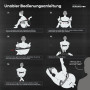 Berlin Subjector® Unabler Set de bondage avec menottes pour lit sexuel extrême