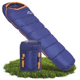 zeitgeist OUTDOOR Sac de couchage 3 saisons pour adulte 210 x 81 cm [stretch] imperméable léger 10 °C confort été pour moto
