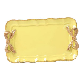 CIYODO 1 Pc Plateau d'arc Plateau De Bijoux Fantaisie Plateau Organisateur De Bijoux Décoration De Gâteaux Plateau De Service Ap