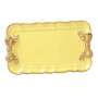 CIYODO 1 Pc Plateau d'arc Plateau De Bijoux Fantaisie Plateau Organisateur De Bijoux Décoration De Gâteaux Plateau De Service Ap