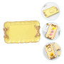 CIYODO 1 Pc Plateau d'arc Plateau De Bijoux Fantaisie Plateau Organisateur De Bijoux Décoration De Gâteaux Plateau De Service Ap