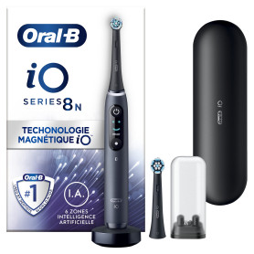 Oral-B iO 8N Brosse À Dents Électrique Noire connectée Bluetooth