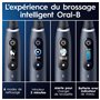 Oral-B iO 8N Brosse À Dents Électrique Noire connectée Bluetooth, 2 Brossettes, 1 Étui De Voyage