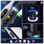 Oral-B iO 8N Brosse À Dents Électrique Noire connectée Bluetooth, 2 Brossettes, 1 Étui De Voyage