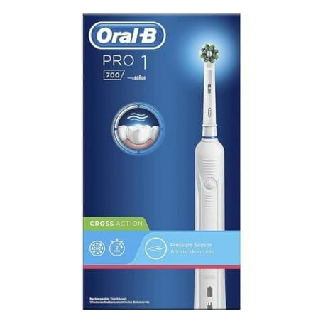 Oral-B Pro 1 700 Brosse à Dents Électrique avec Poignée Rechargeable