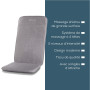 Beurer MG 202 Housse de siège de massage Shiatsu pour la maison et le bureau, 2 niveaux d'intensité, coque à dossier étroit, ada