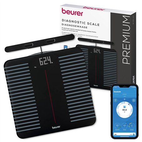 Beurer BF 990 Balance de graisse corporelle avec capteurs manuels