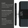 Beurer BF 990 Balance de graisse corporelle avec capteurs manuels, pèse-personne numérique avec connexion App, 25 mesures avec g