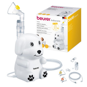 Beurer IH 24 Kids Inhalateur au design adapté aux enfants pour la nébulisation de médicaments liquides