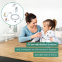 Beurer IH 24 Kids Inhalateur au design adapté aux enfants pour la nébulisation de médicaments liquides, à partir de 6 mois, masq