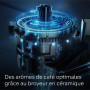 SIEMENS, machine à café à grain entièrement automatique, EQ700, écran iSelect, coffeeWorld, avec Cold Brew et Slow Brew, cappucc