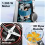 Bosch MMB6172SN Blender 1,5 L Mélangeur de Table 1200 W Noir, Acier Inoxydable