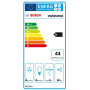 Bosch DWK65DK60, Hotte murale Série 2, 4 vitesses d'aspiration dont 1 intensive, 60cm, Noir avec finiton en verre