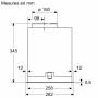 Bosch DLN56AC50, Série 6, Groupe filtrant, 52 cm, Argent métallisé