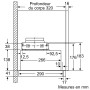 Bosch DFM064W54F, Série 2, Hotte tiroir, 60 cm, Argent métallisé