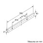 Bosch DFM064A53F, Série 4, Hotte tiroir, 60 cm, Argent métallisé
