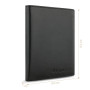 bugatti Super Slim Portefeuille en Cuir véritable - Fin avec Protection RFID, Noir