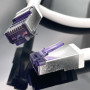 1aTTack.de - 0,25 m - Câble réseau CAT6a Superflex Ethernet Gigabit LAN RJ45 CAT6 A câble patch 10000 Mbit s SFTP PIMF 500 MHz c