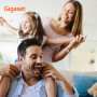Gigaset Pure 120 - téléphone sans Fil avec Protection d'appel et ECO DECT - écran rétro-éclairé - Compatible avec Les Aides audi