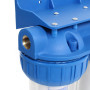 Naturewater NW-BR10B4 – Système de filtration 3 Étapes – 20,67 mm 1/2" – avec Filtre à sédiments Charbon actif Bioc et Granulés 