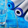 Naturewater NW-BR10B4 – Système de filtration 3 Étapes – 20,67 mm 1/2" – avec Filtre à sédiments Charbon actif Bioc et Granulés 