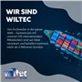 Wiltec Lot 2x Pneu 16x6.50-8 et 2x Chambre à air – Valve droite – 420 x 420 x 130 mm – 4 PR – capacité de charge 300 kg – pour T