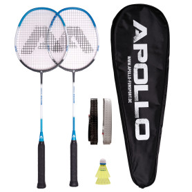 Apollo Kit de badminton - Ensemble de raquettes de badminton pour l'entraînement
