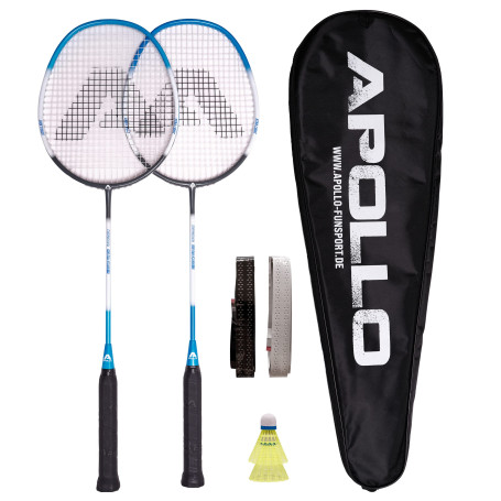 Apollo Kit de badminton - Ensemble de raquettes de badminton pour l'entraînement