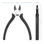 deleyCON Pince Coupante 160mm Coupe-Câbles Pince Coupante de Fil à Ressort Rapide Réseau Électronique Pince Coupante de Précisio
