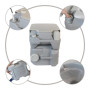 BB Sport WC Portable Camping 20 litres WC Chimique 400 x 345 x 440 mm Toilette Mobile Caravane Hauteur D'assise Confortable 44 c