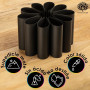 OfficeTree 60x Papier Noir Cartonné A4 300g - Papier Carton Noir pour Bricolage, Découpage & Scrapbooking - Papier Cartonné Noir