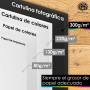 OfficeTree 60x Papier Noir Cartonné A4 300g - Papier Carton Noir pour Bricolage, Découpage & Scrapbooking - Papier Cartonné Noir