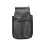 Lot de 2 sacs de serveur en cuir synthétique avec passant de chaîne Noir