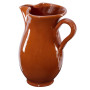 MamboCat Pichet médiéval viking en argile - 1,9 l - Carafe méditerranéenne antique de qualité supérieure - Fabriquée à la main -