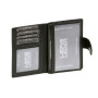 LEAS Porte-cartes Protection RFID Blocage avec boîte à Cadeau en cuir véritable, noir Card-Collection''