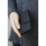 LEAS Porte-cartes Protection RFID Blocage avec boîte à Cadeau en cuir véritable, noir Card-Collection''