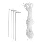 Uniprodo Pergola De Jardin Terrasse en Kit Tonnelle Store Toiture UNI_PERGOLA_3X4BF (3 x 4 m, Acier, Arrête Soleil Et Pluie, Toi