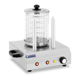 Royal Catering Appareil à Hot-Dog Machine a Hot Dog Professionnel RCHW-350-2 (422 W