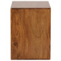 FineBuy Étagère Debout Bois Massif Sheesham 44 x 44 x 33 cm étagère Petite carré | Étagère en Bois véritable Cube - Table d'appo