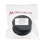 Auroris Cordon en Coton Rond Noir Ø 1 mm Rouleau de 10 mètres