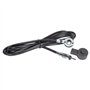 tomzz Audio 1000-001 Antenne Universelle en Caoutchouc très Flexible AM/FM FM, câble de 1,3 m avec connecteur d'antenne DIN