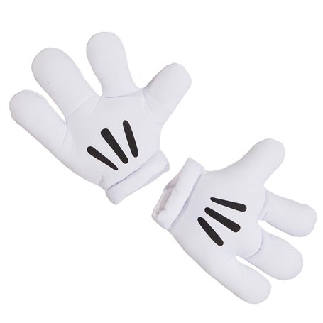 NET TOYS Gants Mickey Mouse Mains géantes Minnie Mouse moufles géantes énormes Pattes de Personnage BD Parties du Corps déguisem