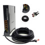 1aTTack.de - 10x 10m câble de brassage CAT6 S/FTP PIMF blindage CAT.6 câble réseau RJ45 câble Ethernet DSL LAN routeur commutate