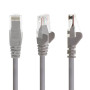 1aTTack.de Câble Réseau Cat6 Cat 6-5x 0,5m - RJ45 Ethernet LAN DSL Routeur Modem - Gris