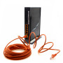 1aTTack.de Câble Réseau Cat6 Cat 6-5x 5m - RJ45 Ethernet LAN DSL Routeur Modem - Orange